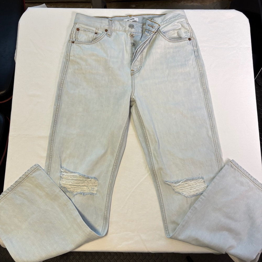 RE/DONE, Jeans, Light Blue, Size 29, MSRP $295